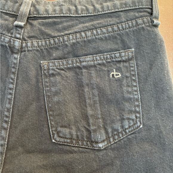 Rag and Bone Fringe Coal Denim‎ Cutoff Jean Shorts Women’s Size 25 - Picture 5 of 10